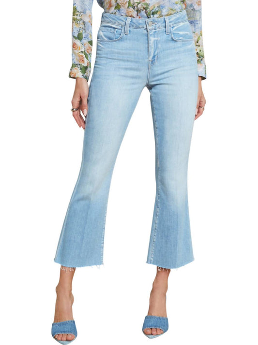 L'Agence - Kendra Crop Flare Denim Jeans