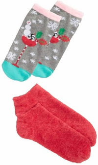 Hue - Women's Ultra Comfy Ankle Socks Gift Box - Set 2 Pairs