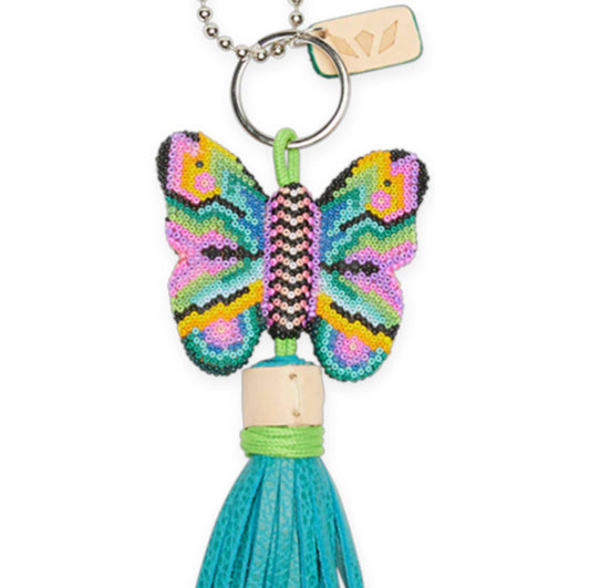 Consuela - Women's Aqua Butterfly Charm