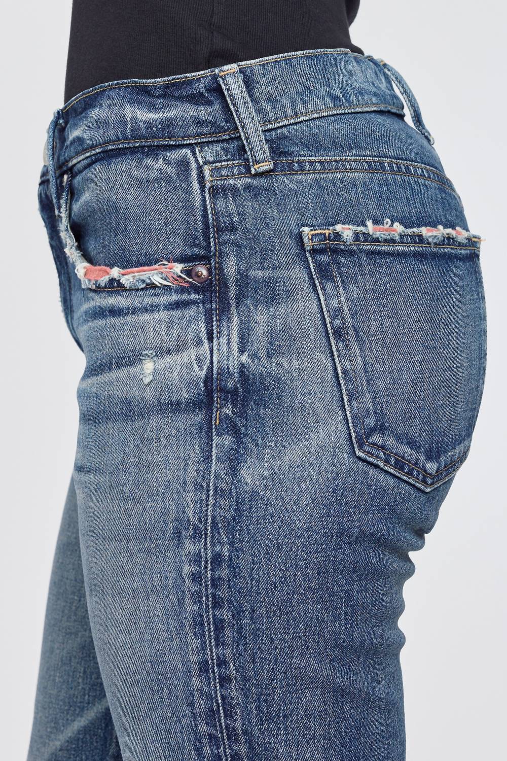Moussy - Ensley Slim Fit Straight Leg Jeans