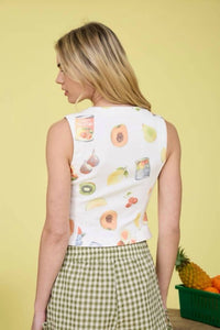 Blu Pepper - Fruit Button Vest