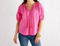 Caryn Lawn - Gia Tie Neck Top