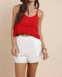 Sadie & Sage - Lucie Fringe Sweater Tank