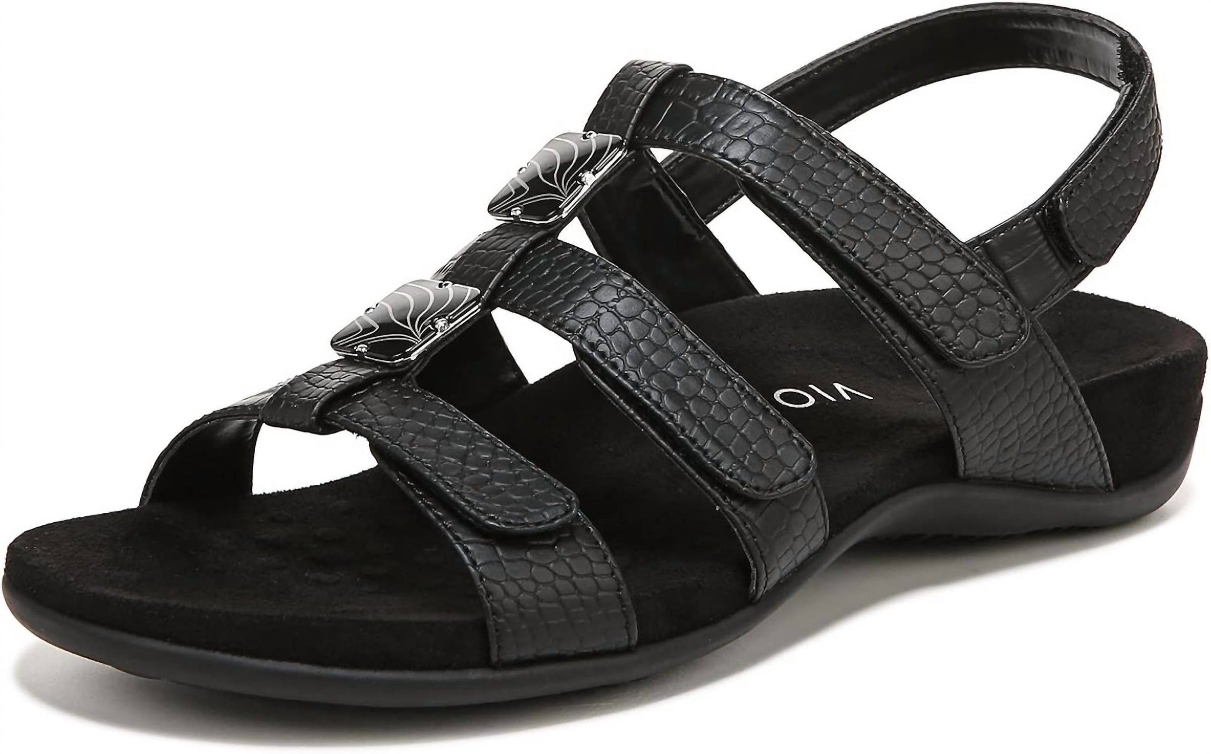 VIONIC Women's Rest Amber Slide Sandal in black - women's sandal