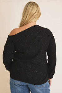 Gilli - Sequin Knit Top - Plus