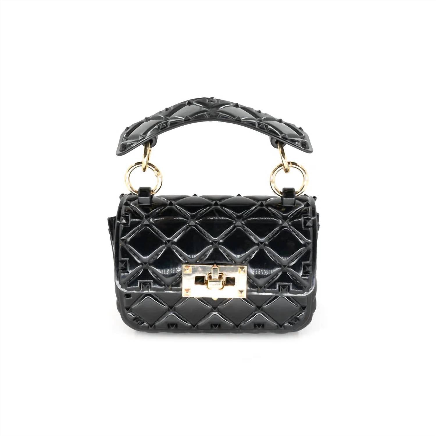 BC Handbags Women's Buxton Jelly Bag in black - women's bag