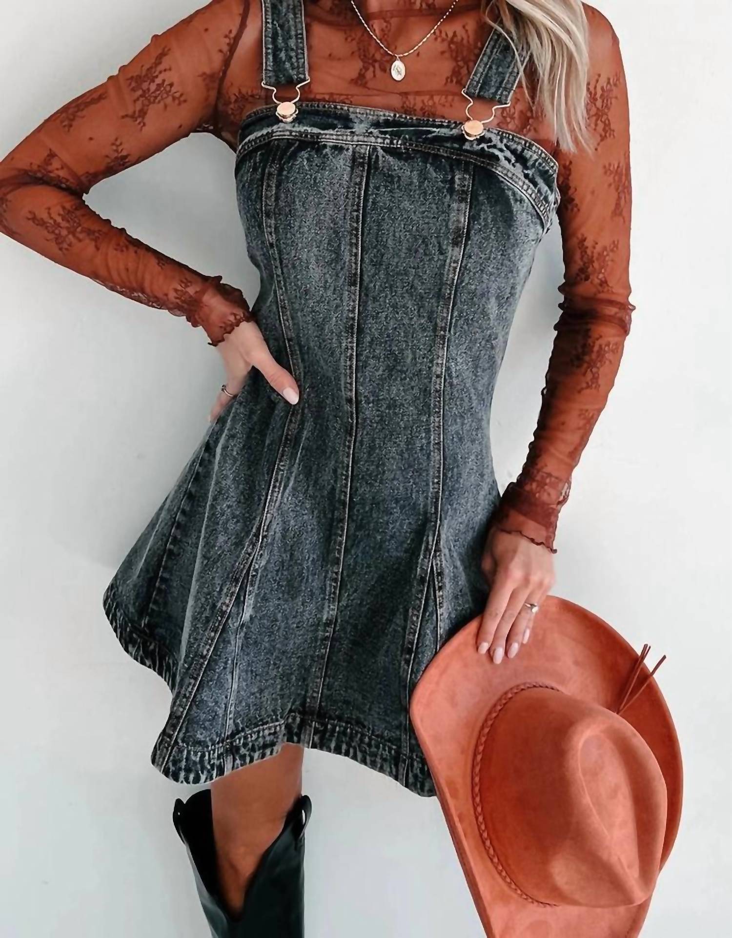 Tourtiwi - Denim Camisole Dress