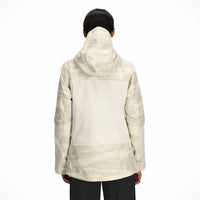 THE NORTH FACE THERMOBALL Snow Triclimate Jacket in white dune edge - women's jacket - alternate view