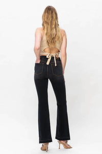 Judy Blue - High Waist Release Hem Slim Boot Cut Jeans
