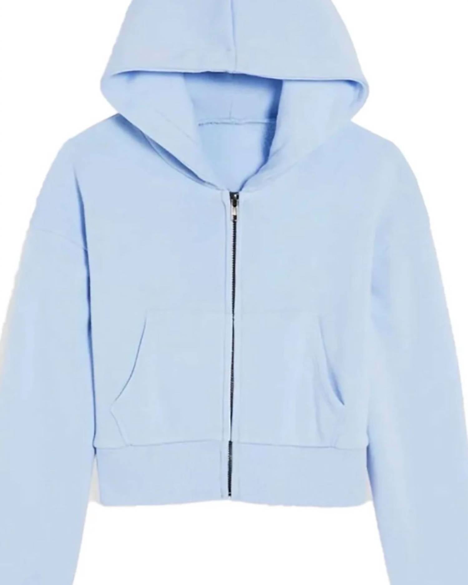 Katie J Nyc - Girls' Dylan Crop Zip Hoodie