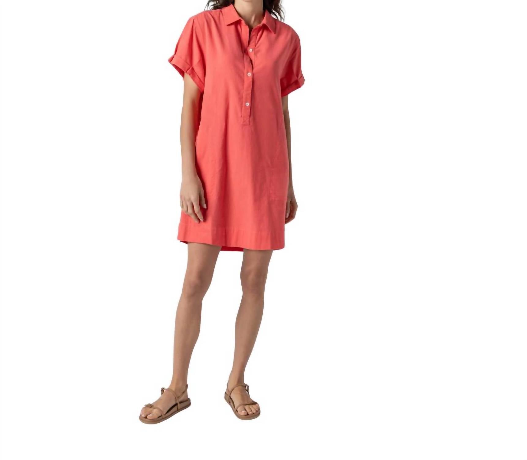 Lilla P - Half Placket Shirt Dress