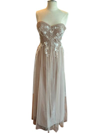 Dessy - Women's Strapless Floral Gown