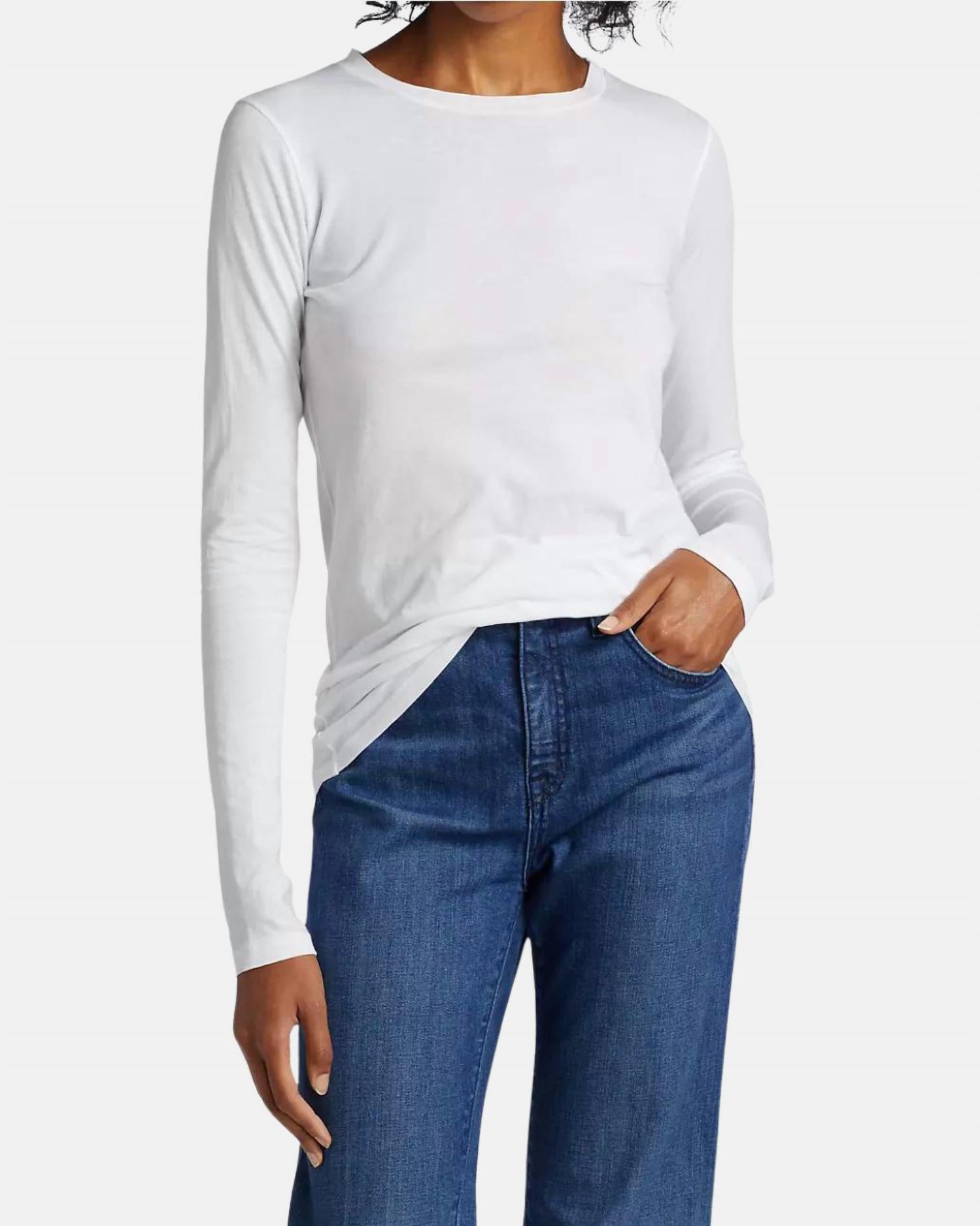 Nili Lotan - Fitted Long Sleeve T-shirt