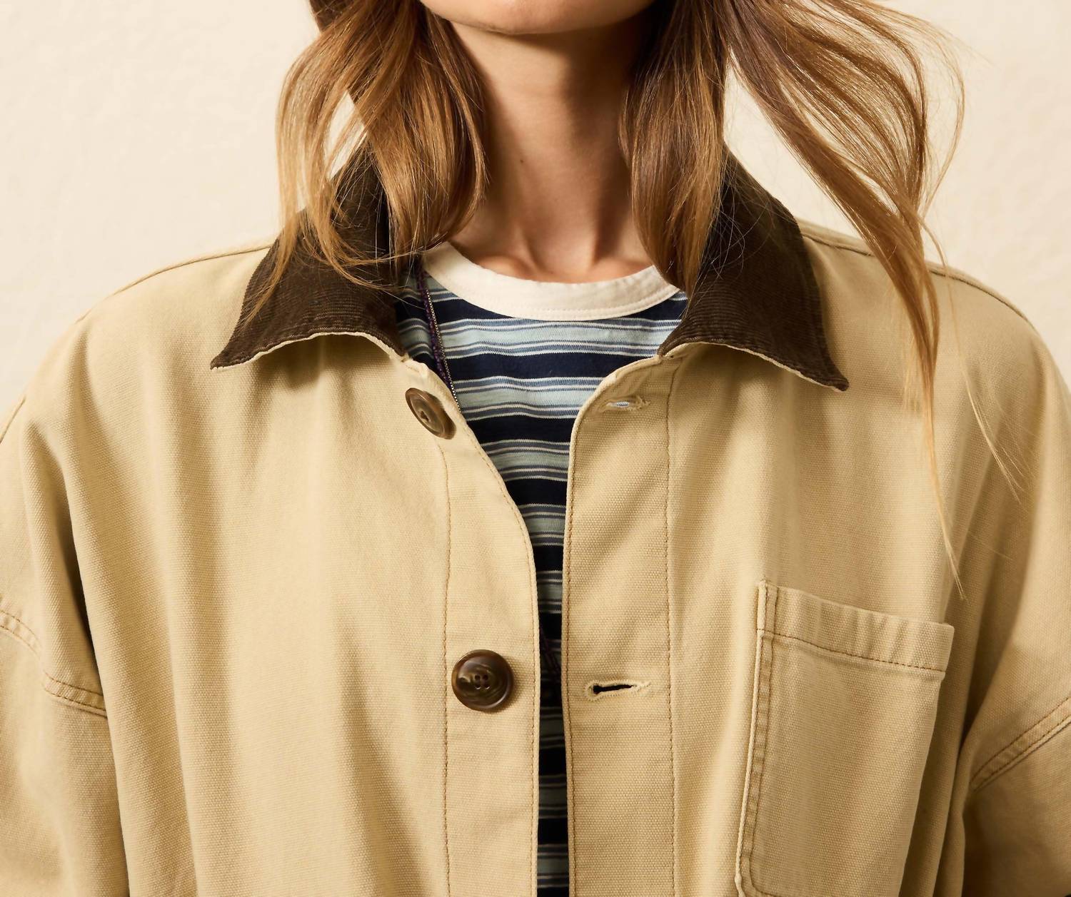 Faherty - Sunwashed Canvas Barn Jacket