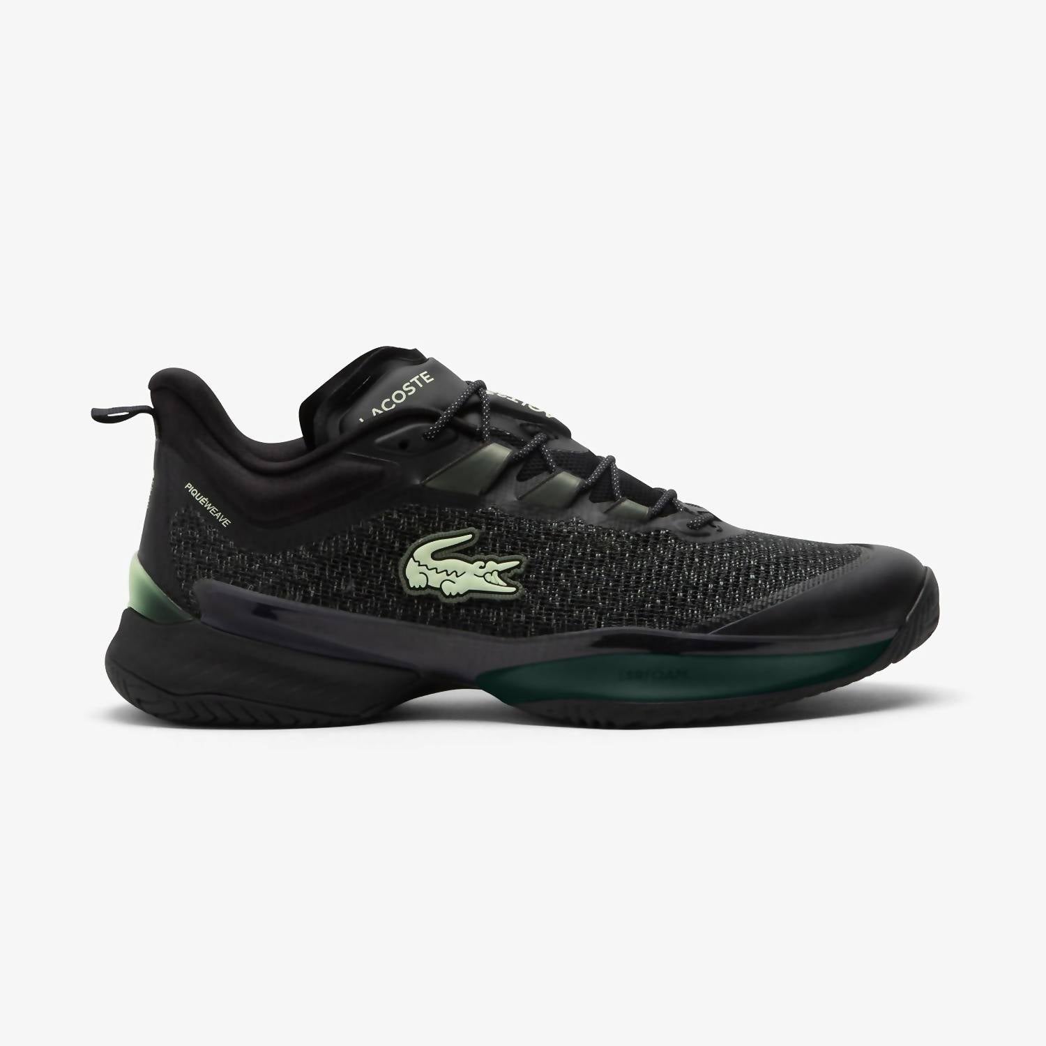 LACOSTE Men's Ag-lt23 Ultra Shoe in black light green - men's sneaker