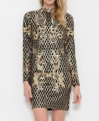 L'Atiste - Baroque Mini Dress