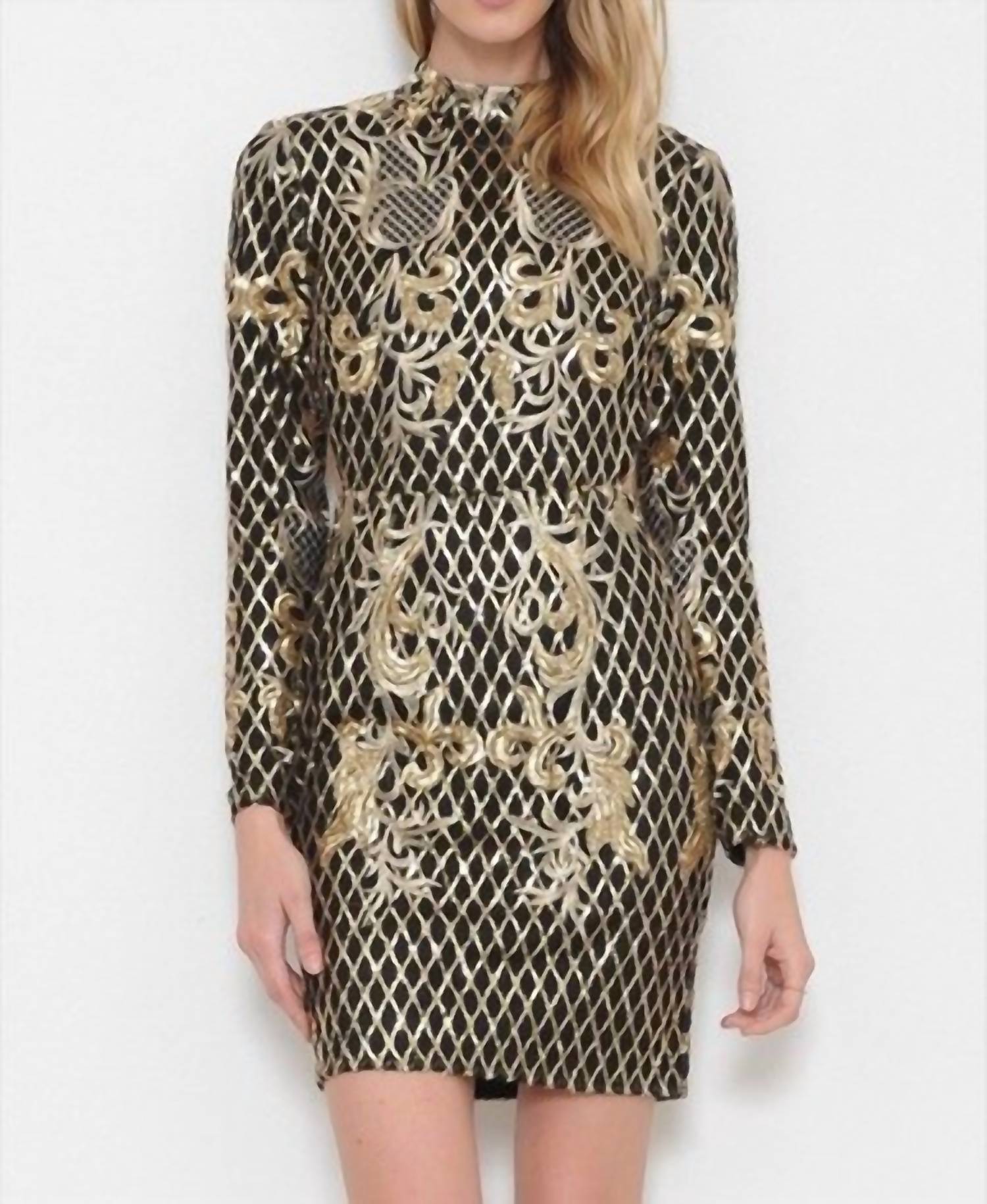 L'Atiste - Baroque Mini Dress