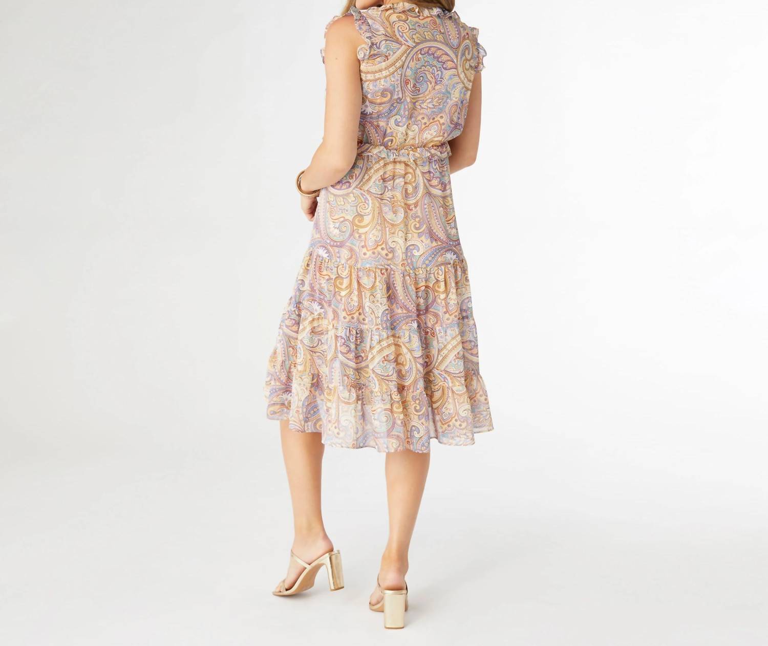 Coco + Carmen - Florence Chiffon Paisley Dress