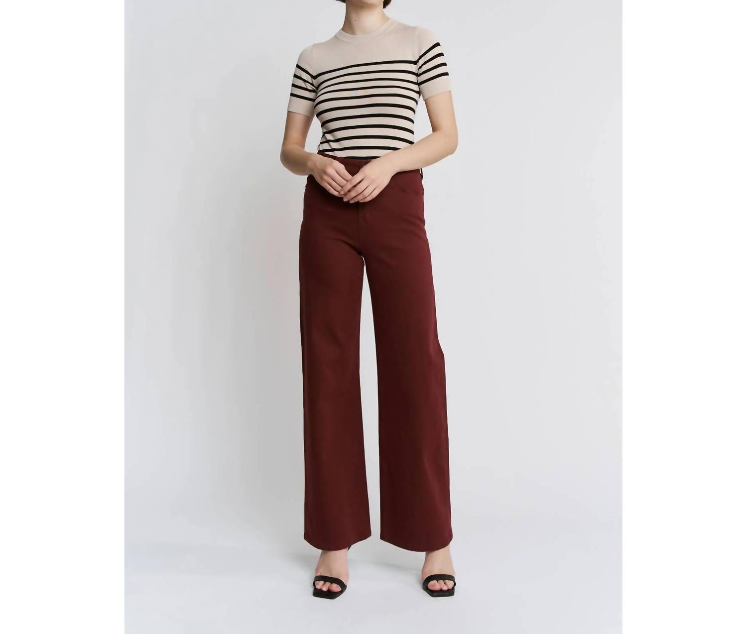 Mica Denim - High Rise Wide Leg Jeans