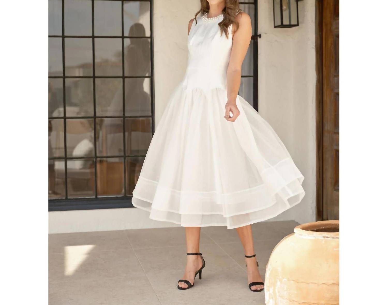 Ina Fashion - Heirloom Tulle Midi Dress