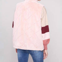 Charlie B - Reversible Quilted Faux Fur Vest