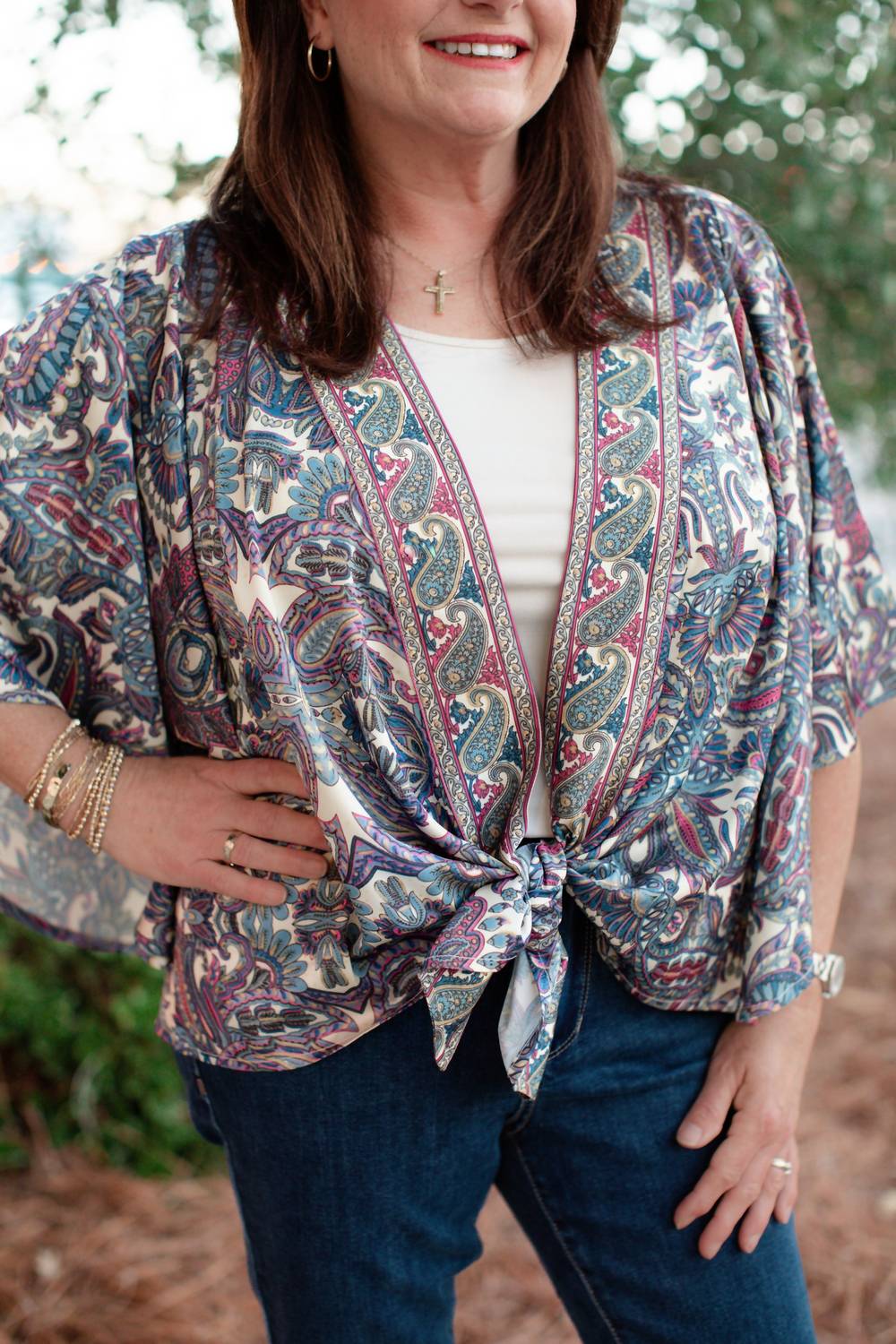 Charlie B - Women's Kimono Top