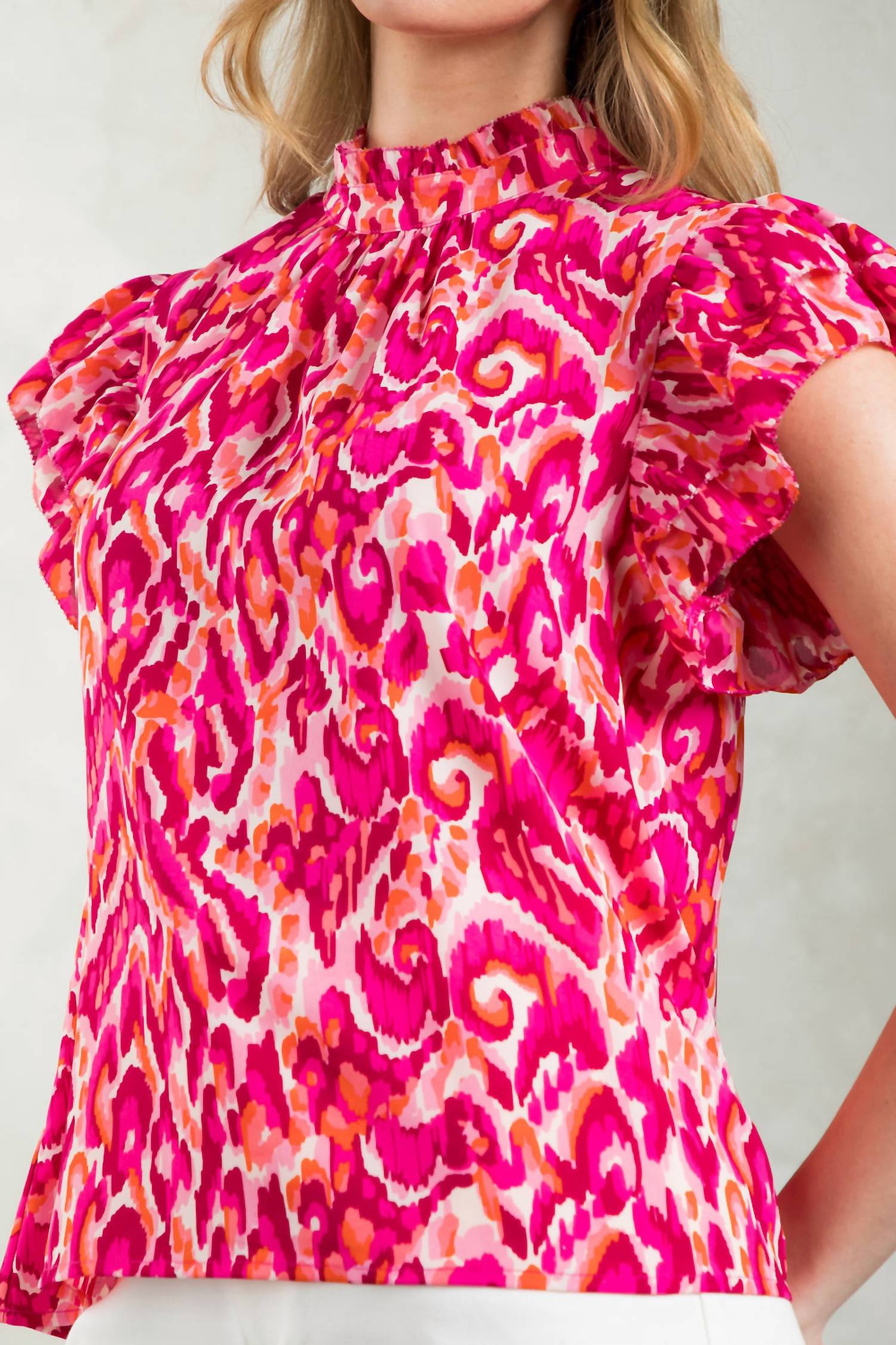 Thml - Flutter Sleeve Blouse