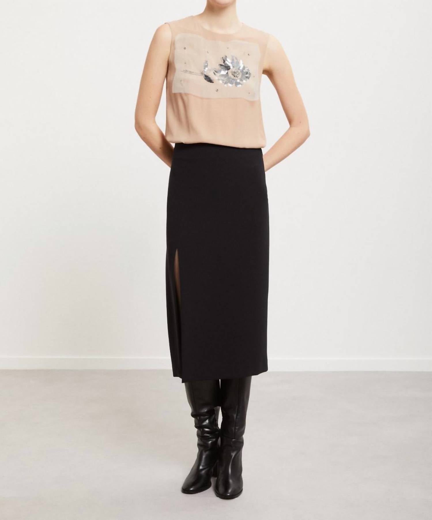 Ottod'Ame - Flowy Embroidered Top