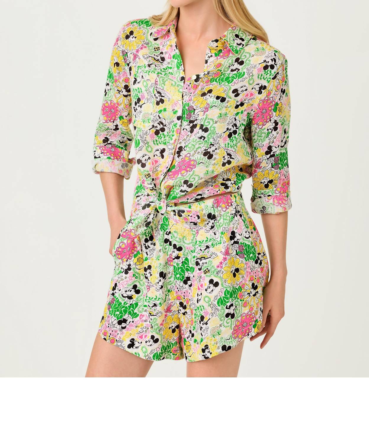 Lilly Pulitzer - Sea View Linen Button Down Shirt