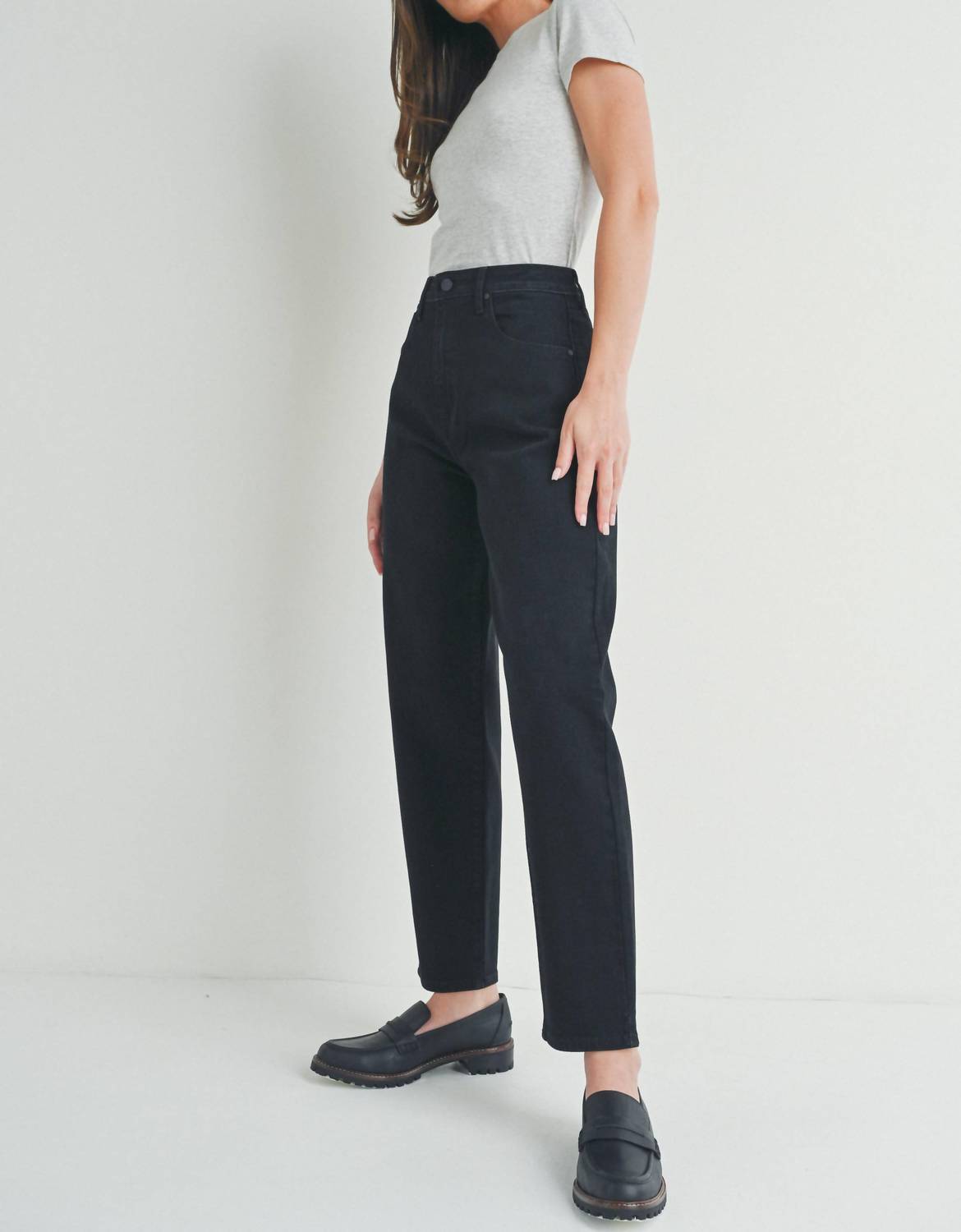 Just Black Denim - Tapered Barrel Jeans