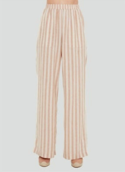 Dex - Striped Wide Leg Pants
