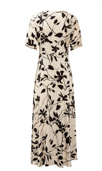 Karmamia FAYE MAXI DRESS in mono floral - women's dress - alternate view