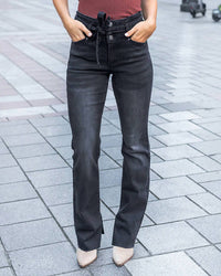 Grace And Lace - Waist Tie Flares Jeans