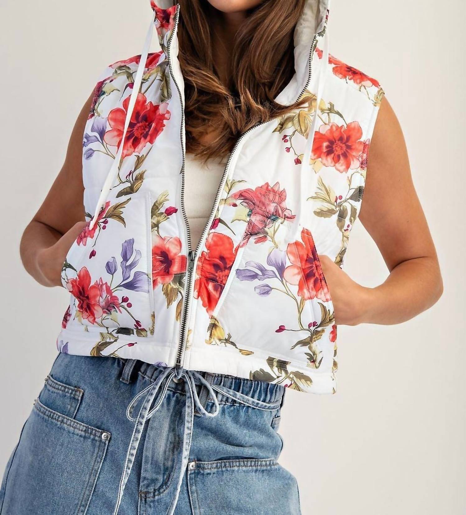 Ee:Some - Blossom Puffy Vest