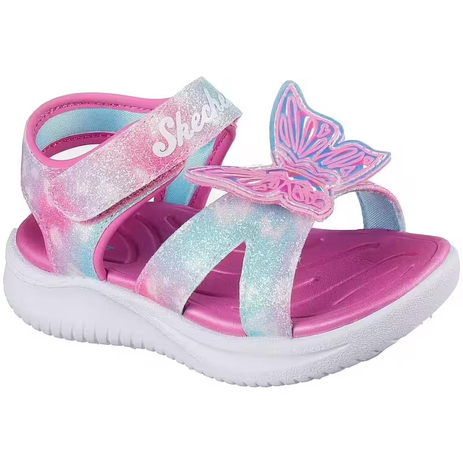 Skechers - Little Girls Jumpstarts Sandal-butterfly