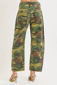 Risen - Slouchy Crop Barrel Pants