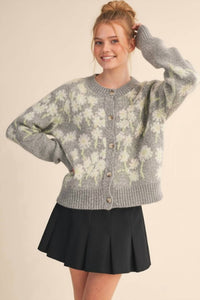 &Merci - Floral Knit Cardigan