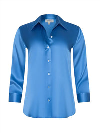 L'Agence - Dani 3/4 Sleeve Silk Blouse