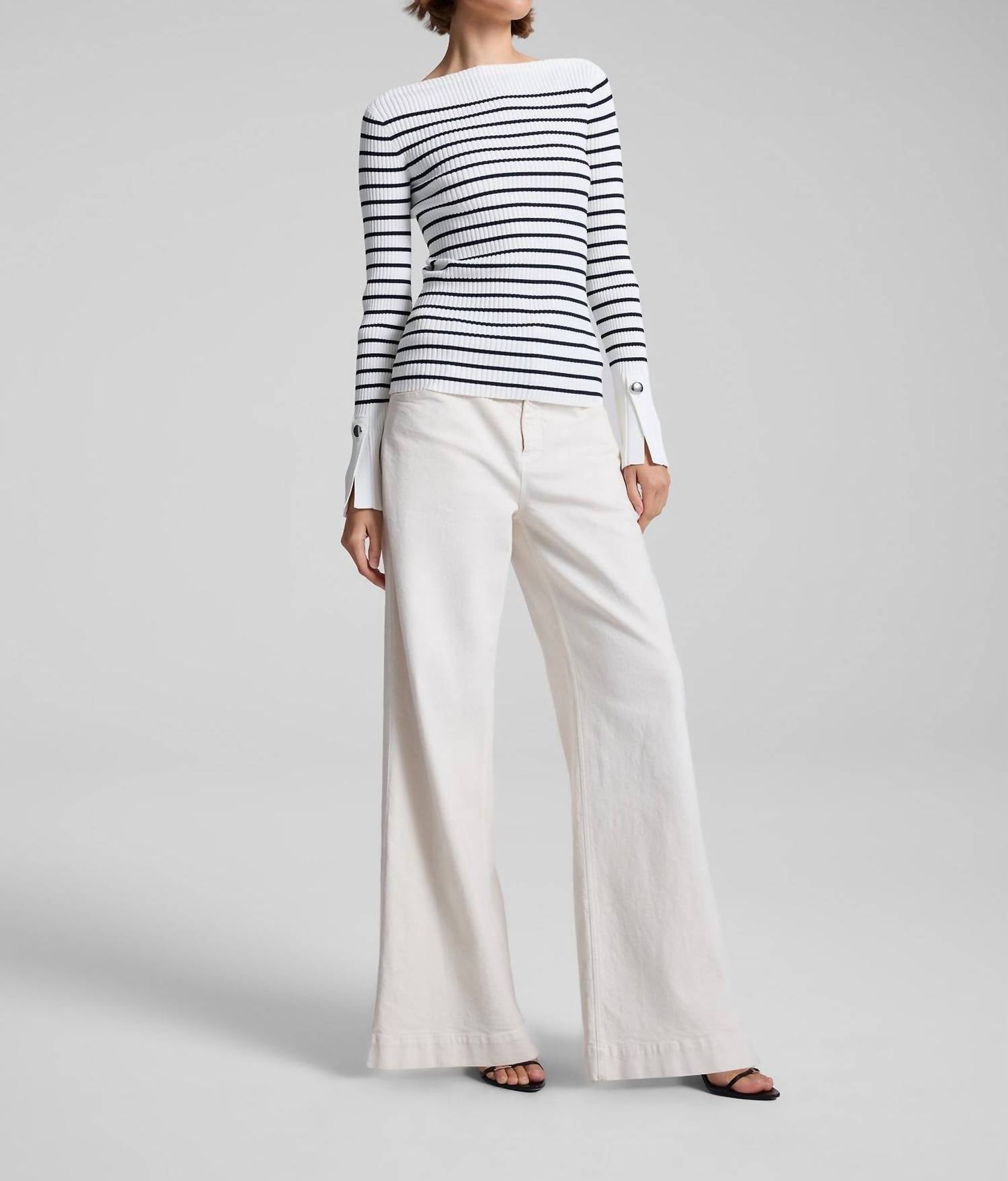 A.L.C. - Anya Striped Knit Top