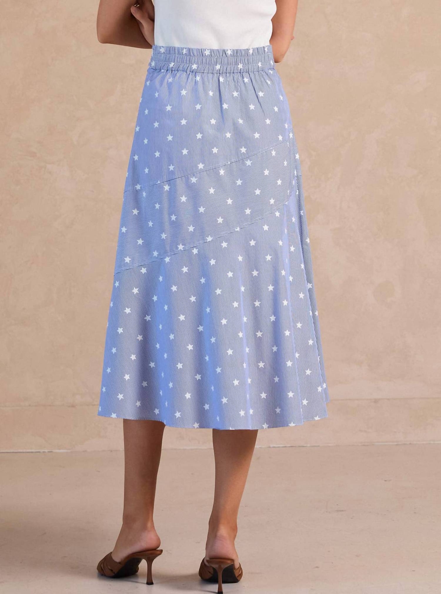 Current Air - Galaxy A-line Midi Skirt
