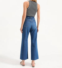 Veronica Beard - Taylor High Rise Wide Leg Jeans