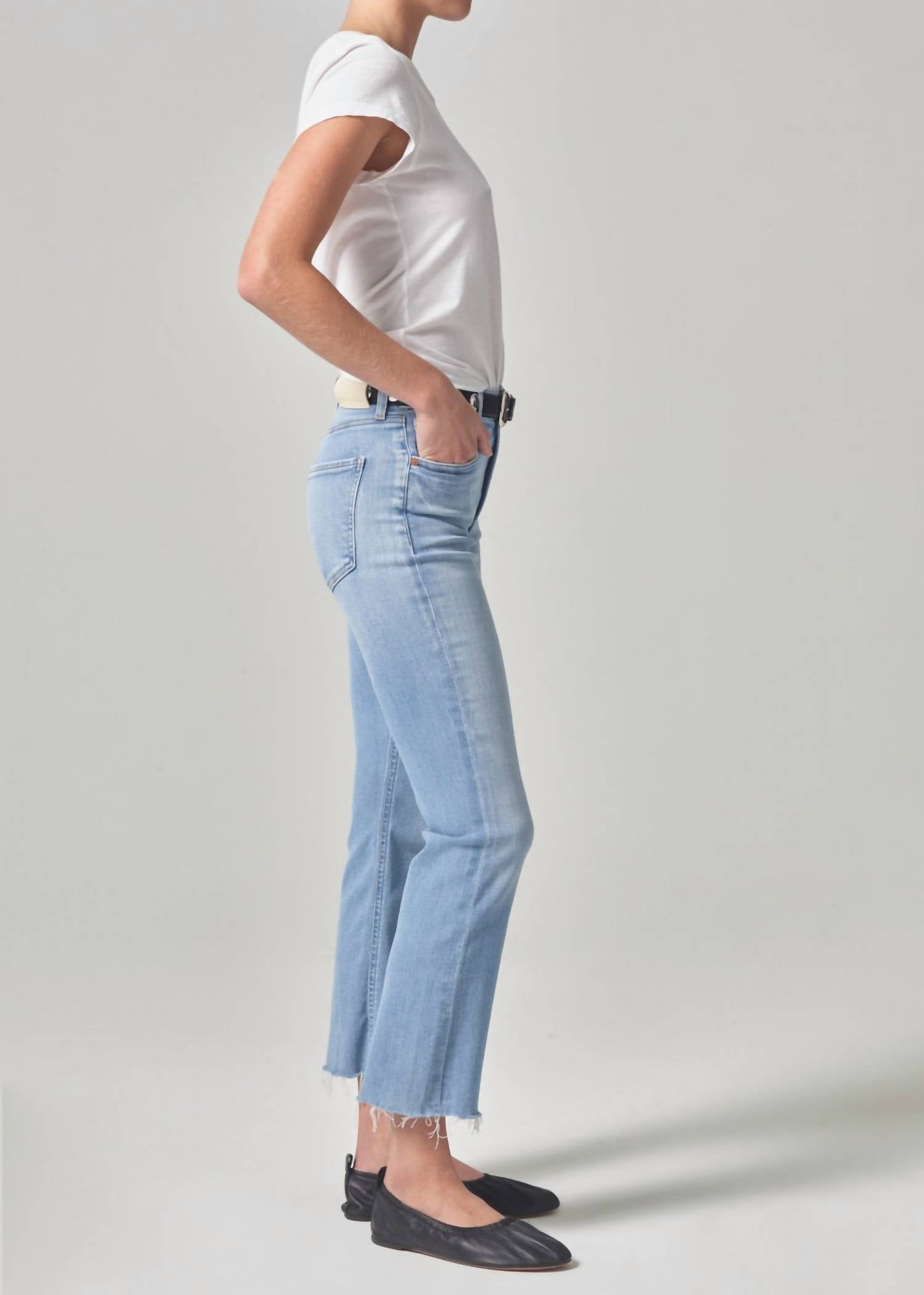 Citizens Of Humanity - Isola Cropped Bootcut Jeans
