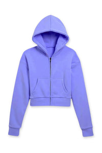 Katie J Nyc - Dylan Crop Zip Up Hoodie