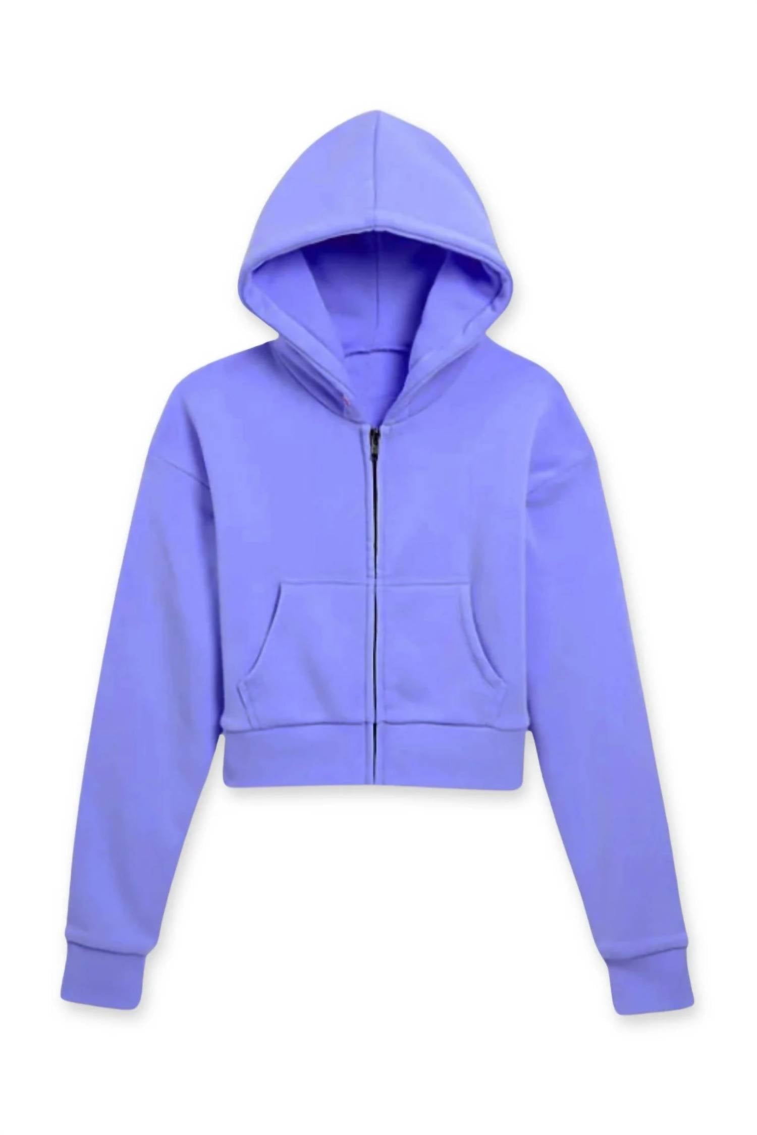 Katie J Nyc - Dylan Crop Zip Up Hoodie