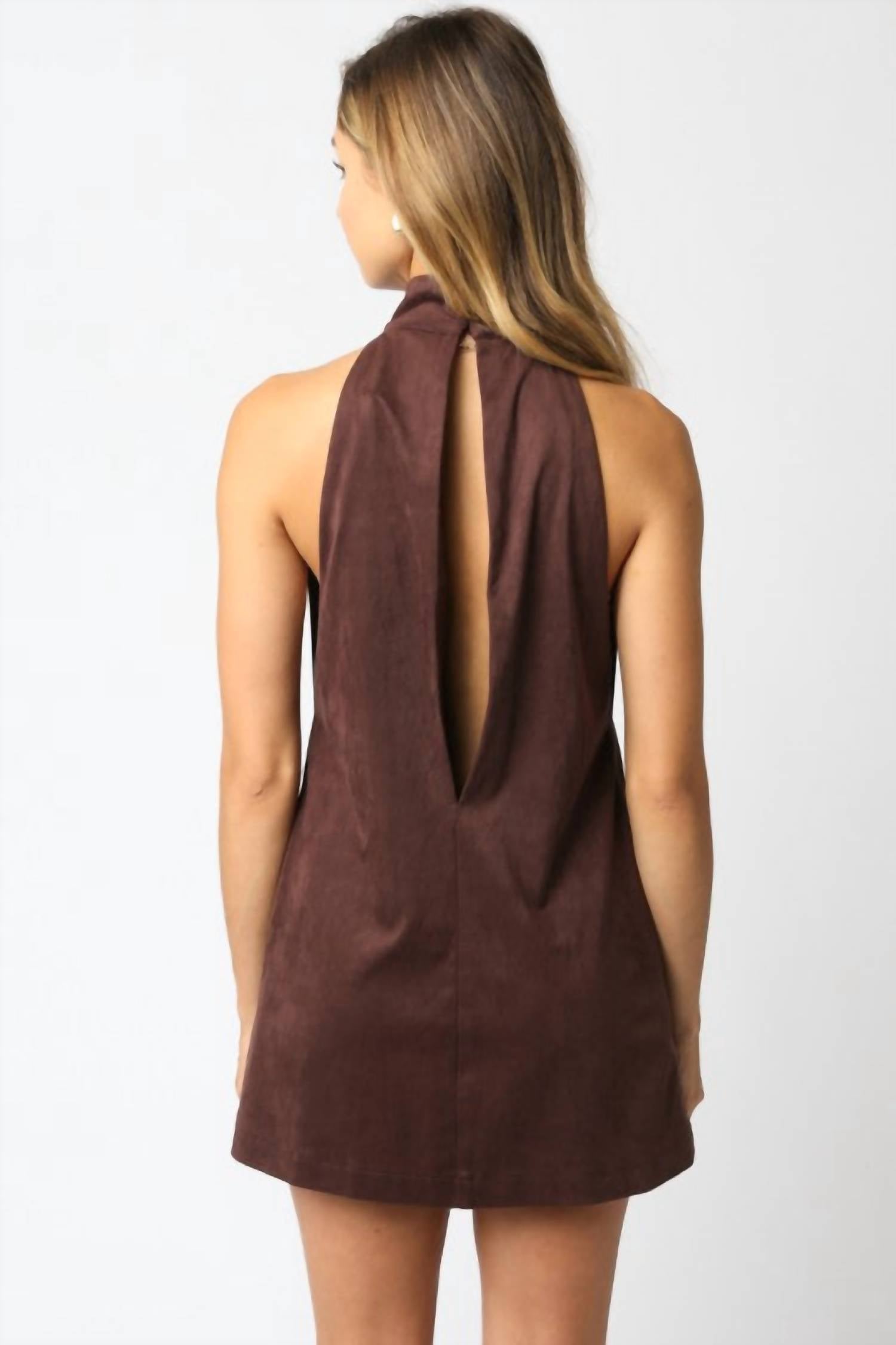 Olivaceous - Gina Halter Dress