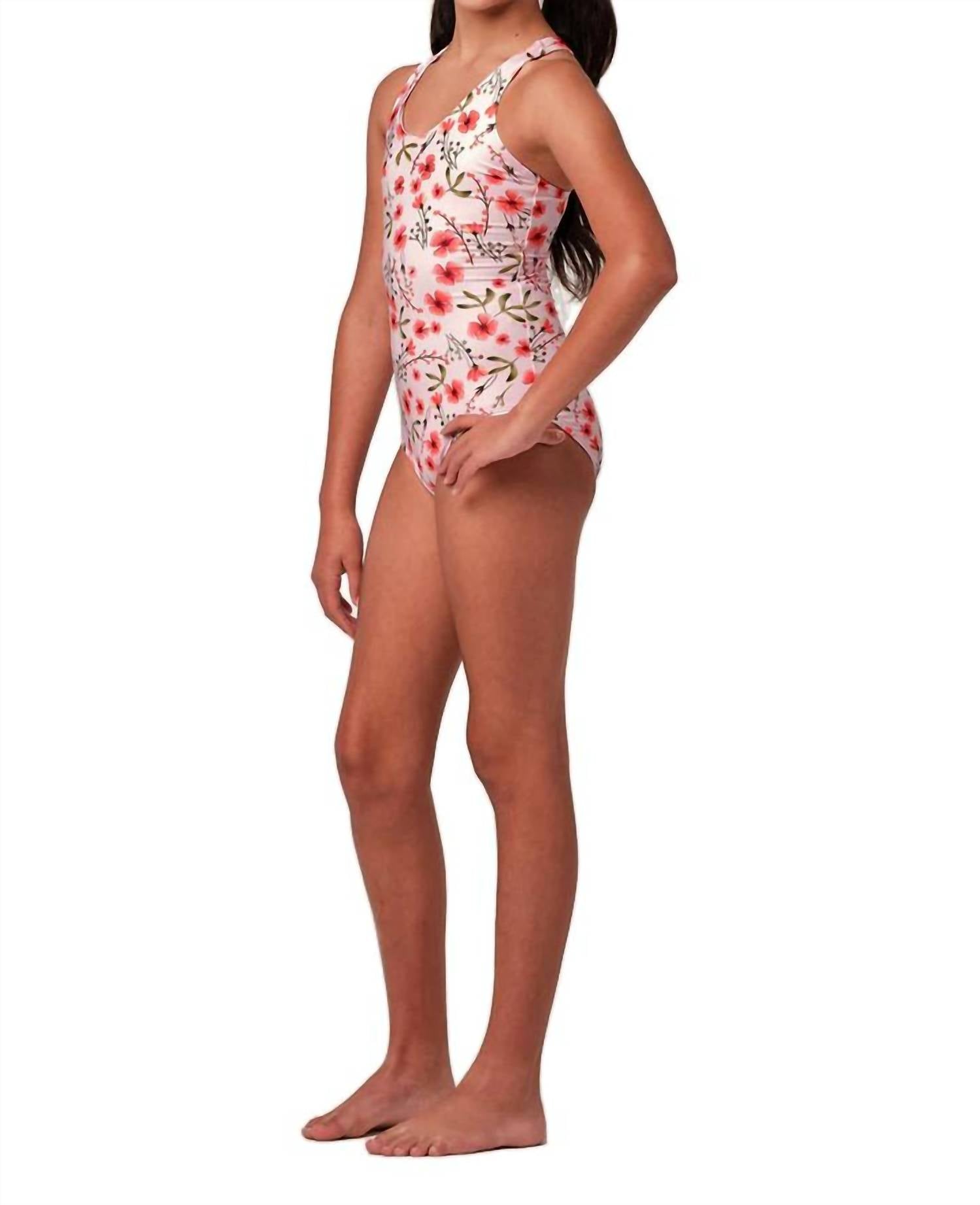 submarine Not Too Basic Swimsuit in blossom - kids' item