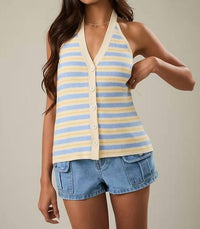 Le Lis - Lily Knit Halter Top