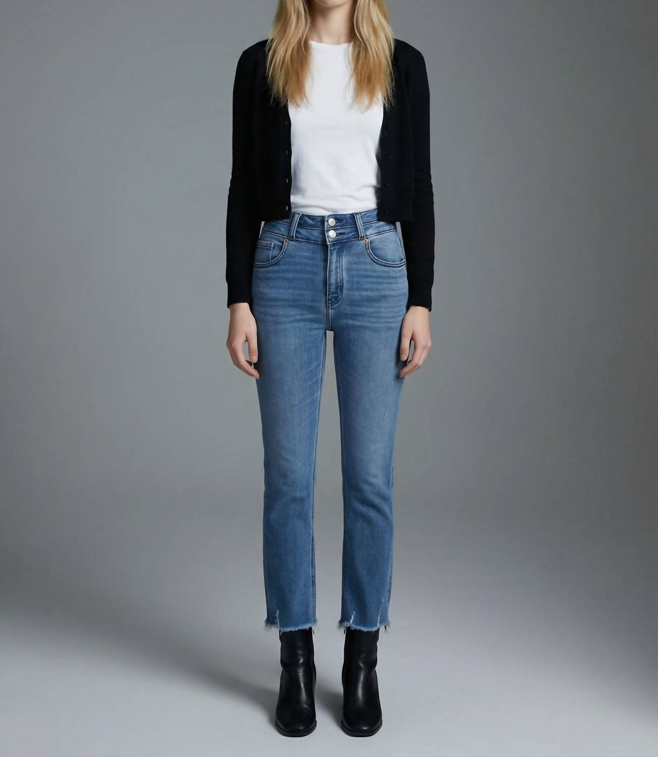 Artemis Vintage - High Rise Slim Straight Jeans