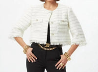 Anna & Ava - Woven Cropped Jacket