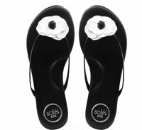 Solei Sea - Women's Valentina Vegan Leather Thong Sandal